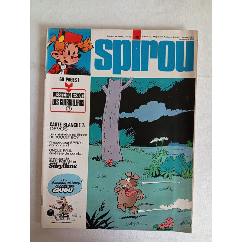 Spirou /n°1844 / Août 1973