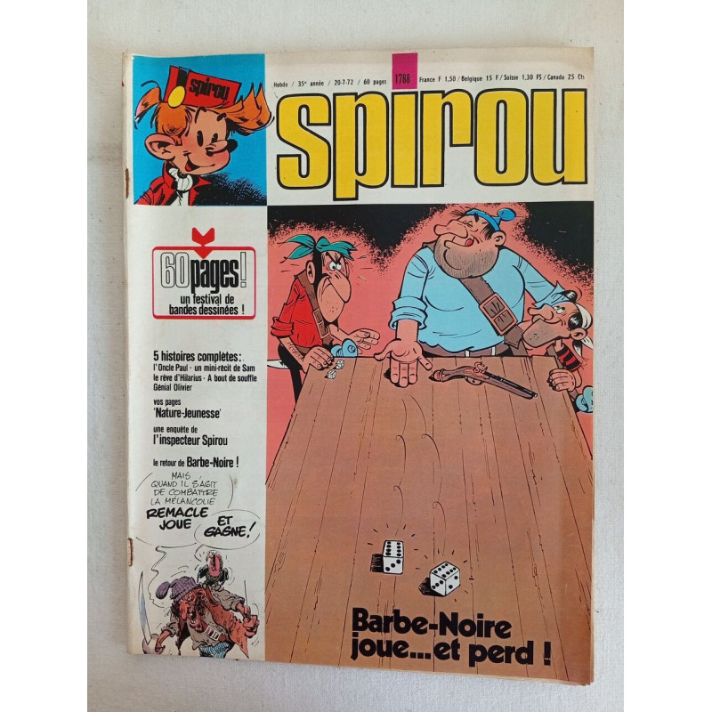 Spirou /n°1788 / Juillet 1972