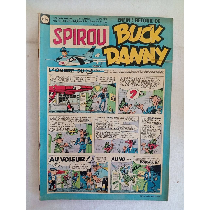 Spirou et Buck Danny/ n°1160 / Juillet 1960