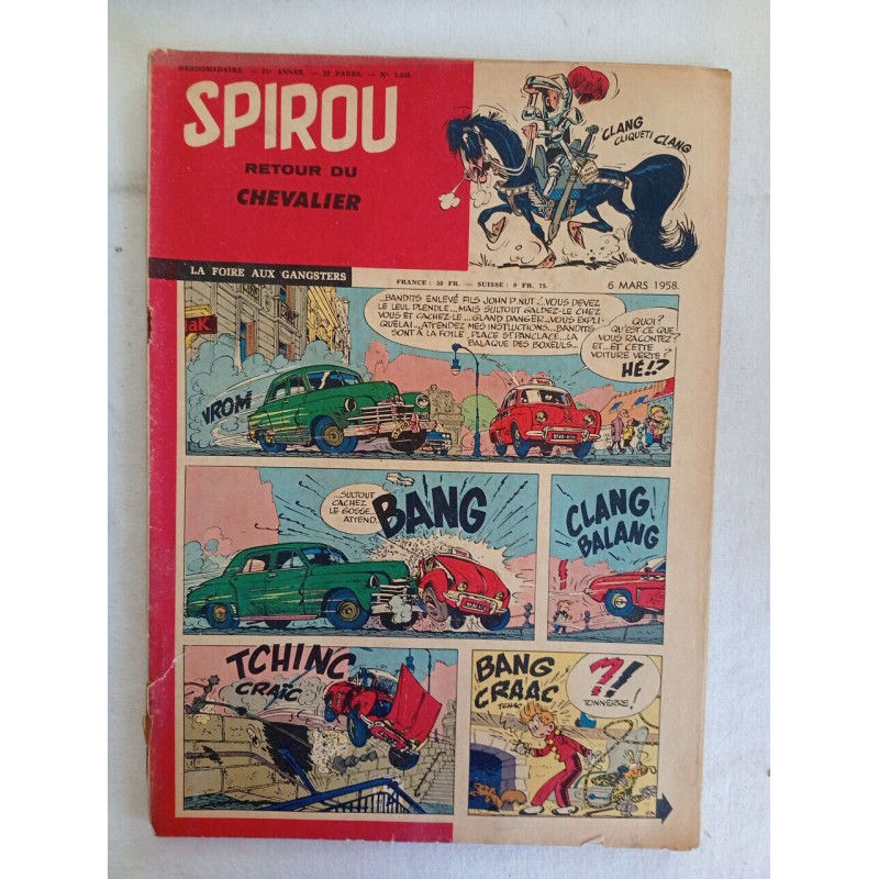 Spirou retour du chevalier /n° 1038 / mars 1958