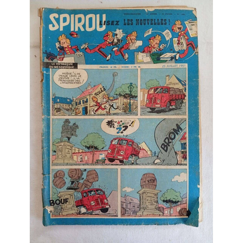 Spirou/ n°1006 / 25 juillet 1957