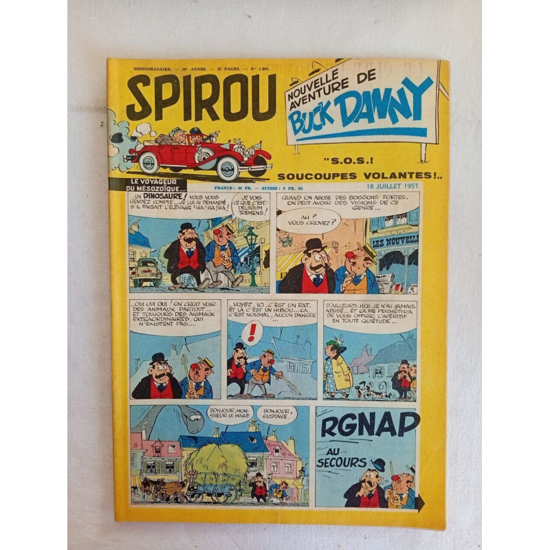 Spirou /n°1005 / 18 juillet 1957