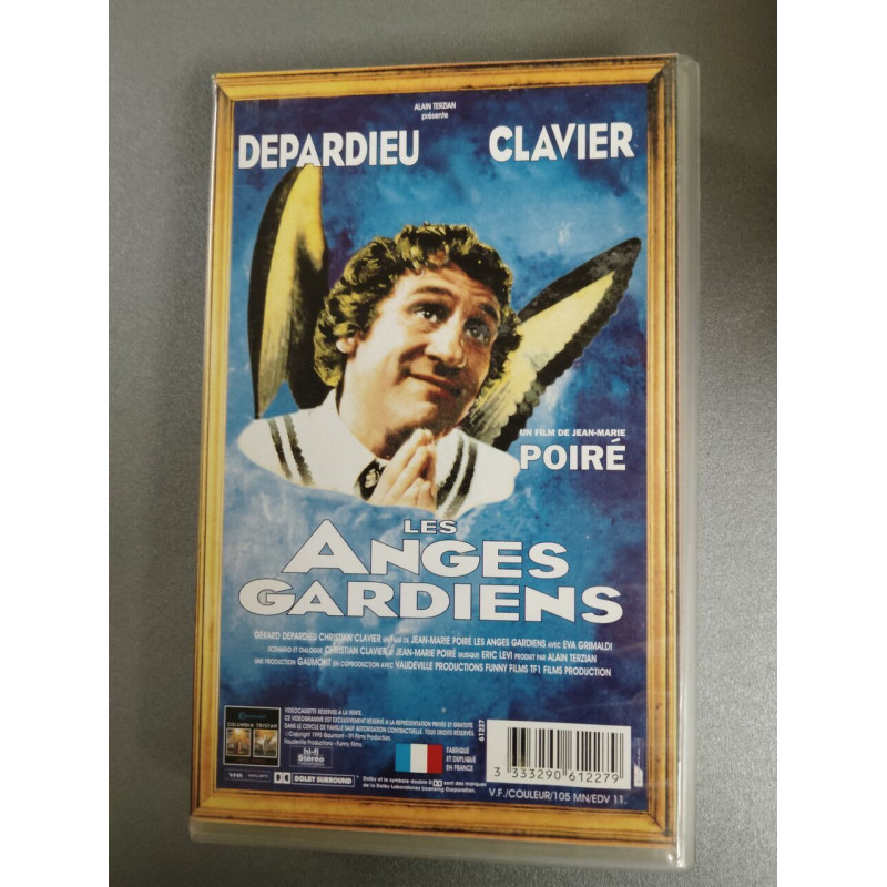 Vhs - Les anges gardiens - Clavier Depardieu