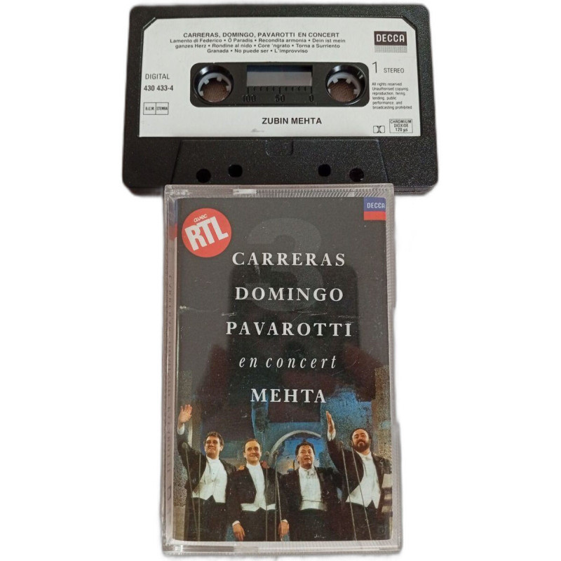 Carreras Domingo Pavarotti en concert