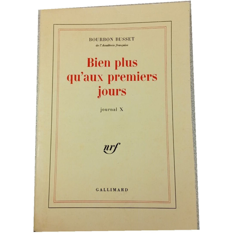 Bien plus qu'aux premiers jours journal X