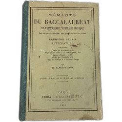 Mémento du baccalauréat de l'enseignement secondaire classique -...