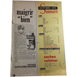 Sommaire octobre 1970 n°838