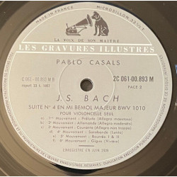 Suites pour Violoncelle Seul - N°3 En Ut Majeur et N°4 En Mi Bémol...