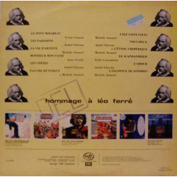 Hommage À Léo Ferré (Les Grands Artistes Français Rendent ...)