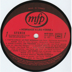 Hommage À Léo Ferré (Les Grands Artistes Français Rendent ...)