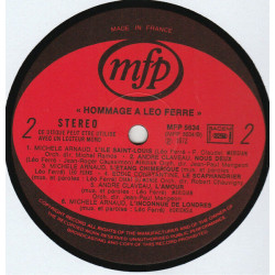 Hommage À Léo Ferré (Les Grands Artistes Français Rendent ...)