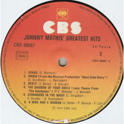 Johnny Mathis' Greatest Hits