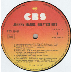 Johnny Mathis' Greatest Hits