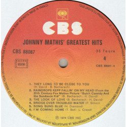 Johnny Mathis' Greatest Hits