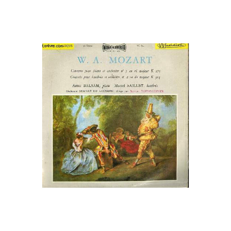 Concerto Pour Piano Et Orchestre N° 5 En Ré Majeur K 175 /...