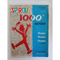 Spirou 1000e numéro/ 13 juin 1957