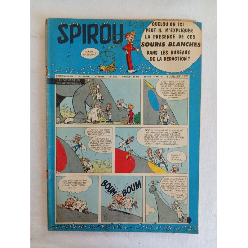 Spirou /n°1003 / Juillet 1957