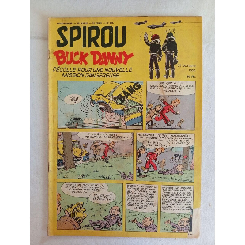 Spirou Buck Danny /n°915 / 27 octobre 1955