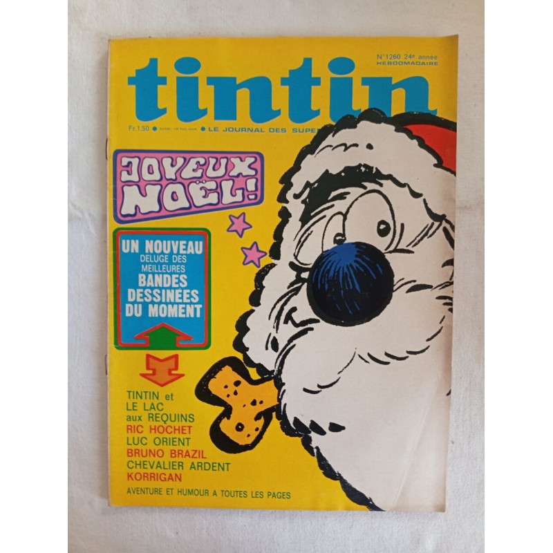 Tintin /n°1260 / 21 de Décembre de 1972