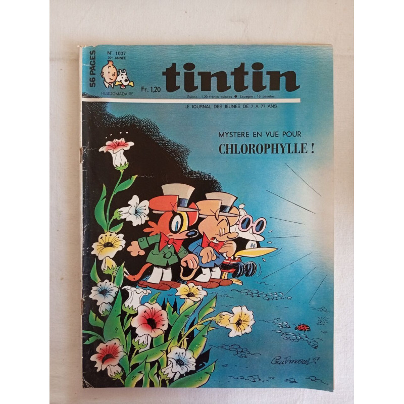 Mystère en vue pour Chlorophylle ! /n° 1037 / 15 octobre 1968