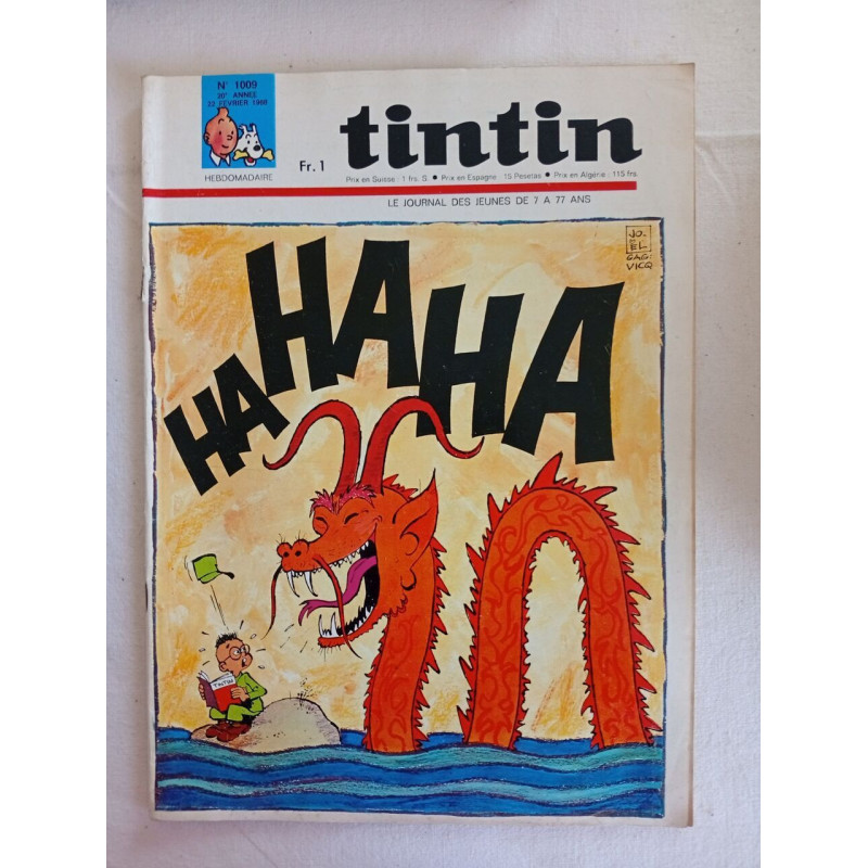 Tintin / n°1009 / 20 février 1968