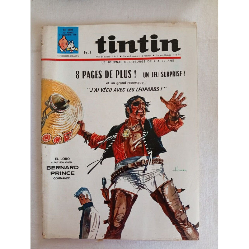 Tintin /n°989 / 3 octobre 1967