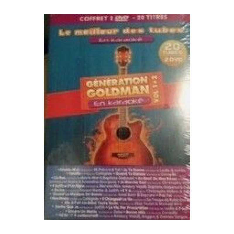 Génération goldman - coffret 20 titres - Neuf sous blister
