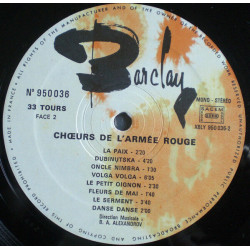 Chœurs De L'Armée Rouge