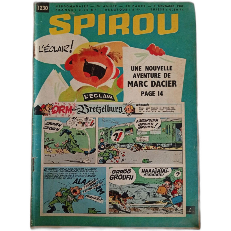 Spirou N. 1230 Novembre 1961