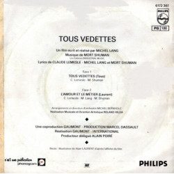 B.O. Du Film "Tous Vedettes"