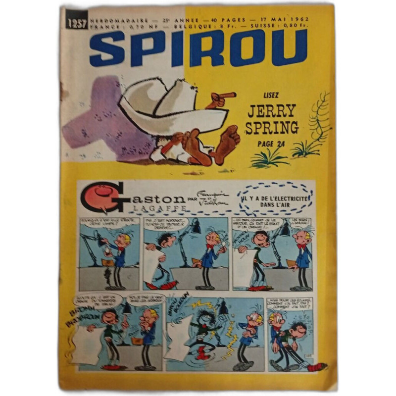Spirou N. 1257 - Mai 1962