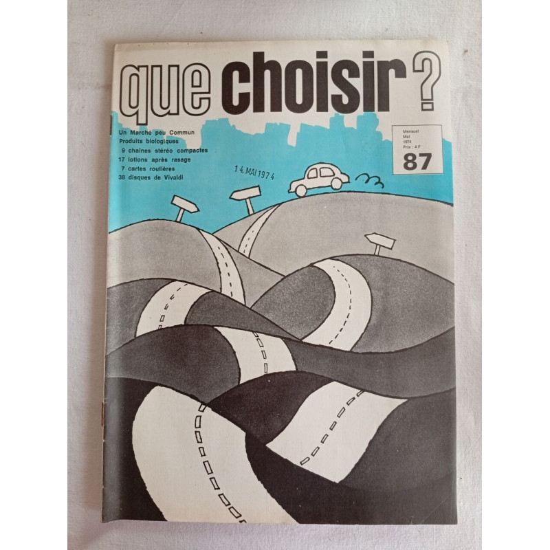 Que choisir? /n°87 / Mai 1977