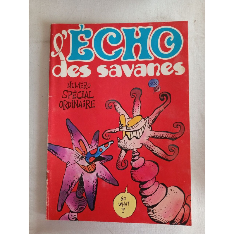 L'écho des savanes /n°33 / Août 1977
