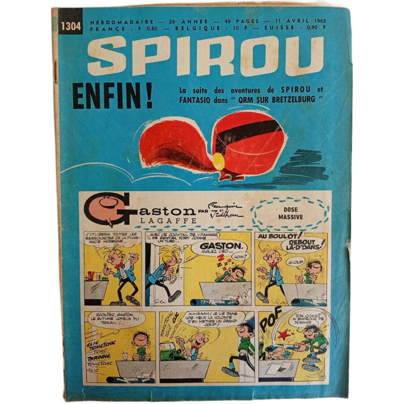 Spirou N.1304 - Avril 1963