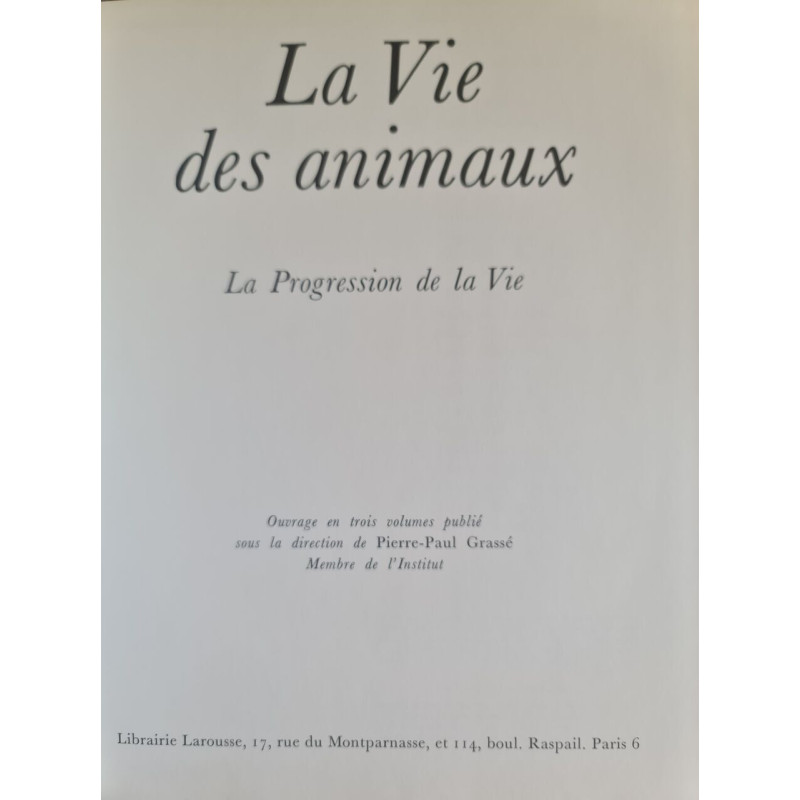 La Vie des animaux