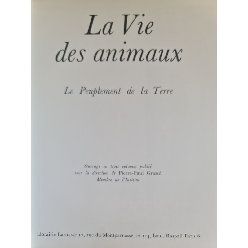 La Vie des animaux