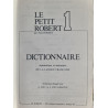 Petit Robert dictionnaire de la langue française