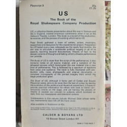 US Playscript 9: The Book of the Royal Shakespeare