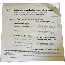 Die Wiener Sängerknaben singen Johann Strauß