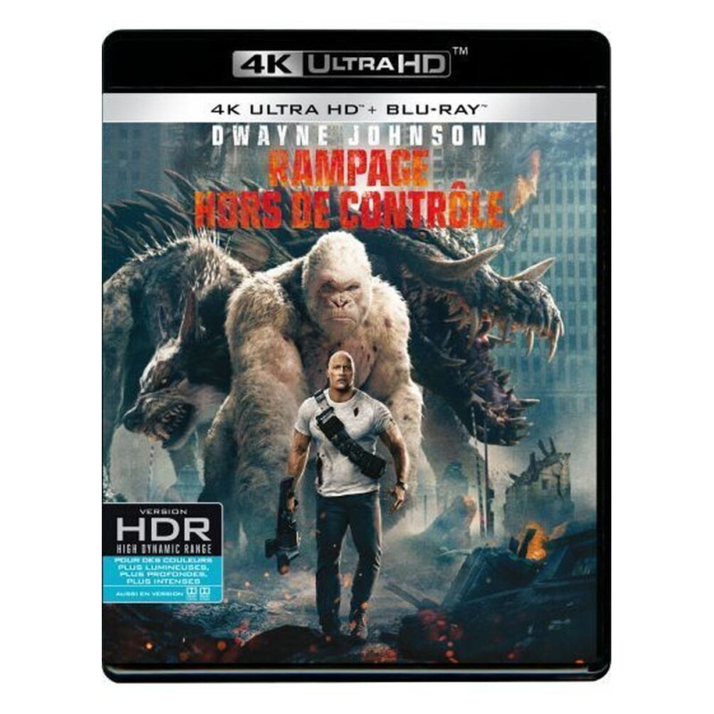 Rampage - Hors De Contrôle - 4k + 3d [Blu-ray] (NEUF SOUS BLISTER)