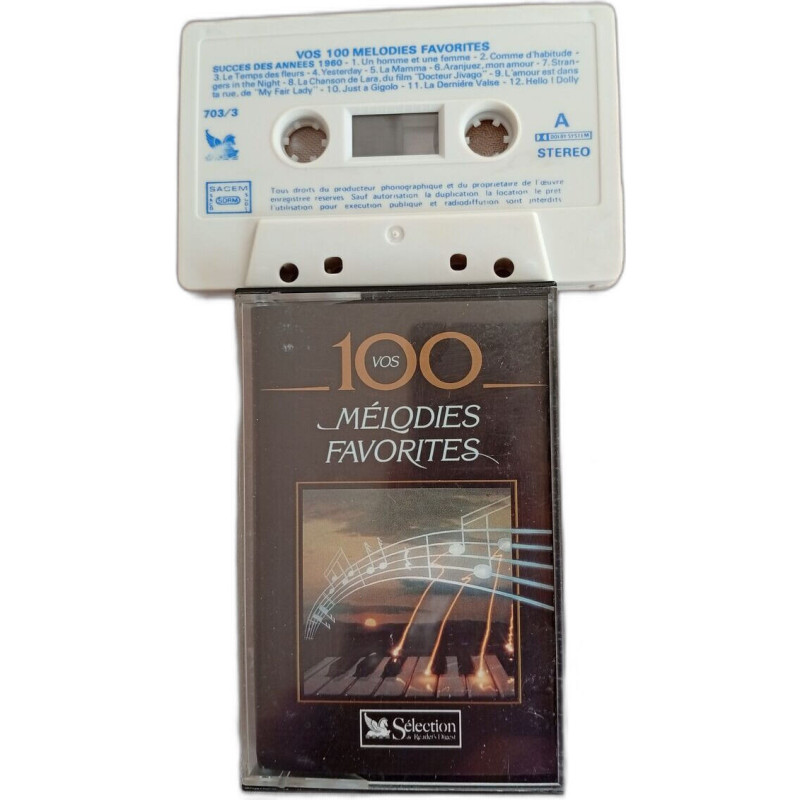 K7 Audio - Vos 100 mélodies favorites