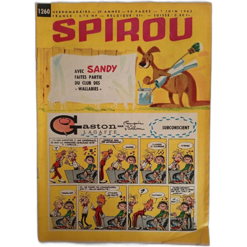 Spirou N. 1260 - Juin 1962