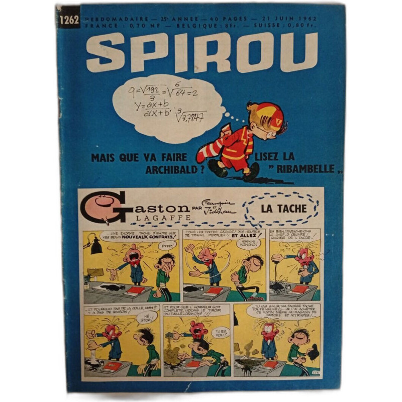 Spirou N. 1262 - Juin 1962