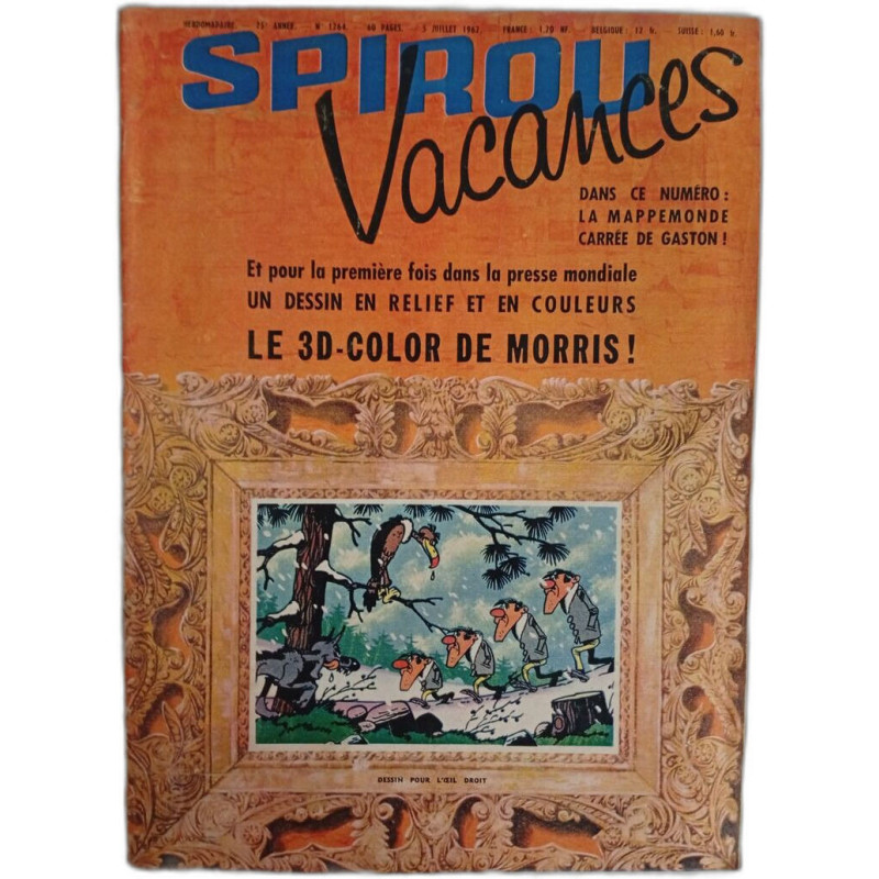 Spirou Vacances N. 1264 - Juillet 1962