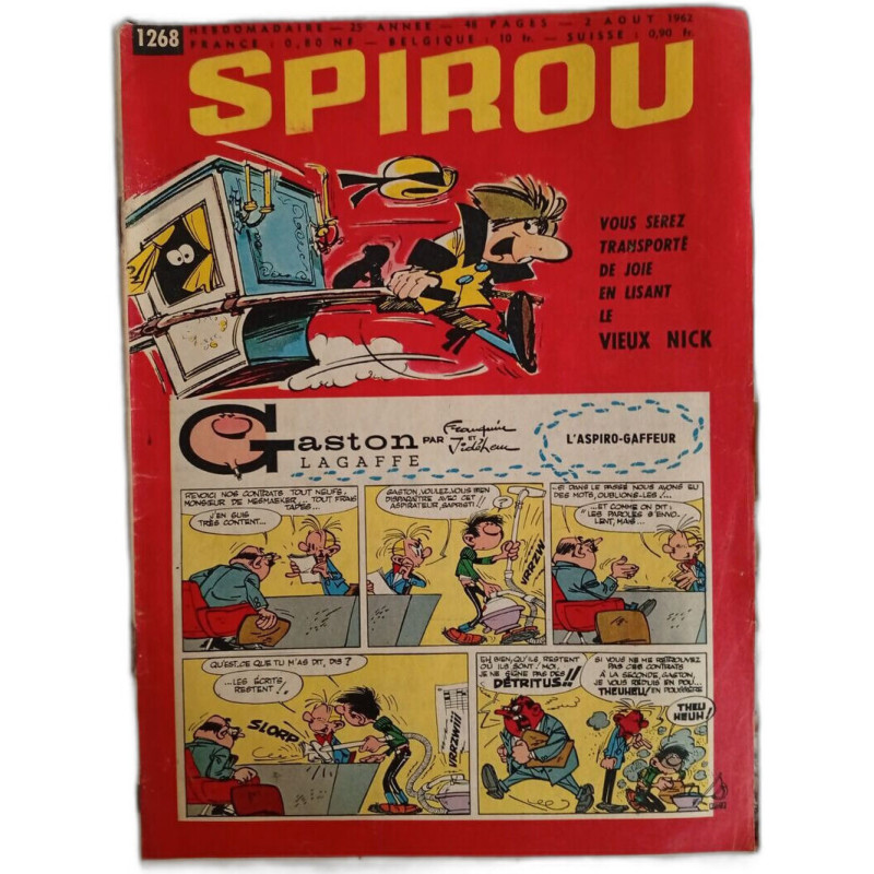 Spirou N. 1268 - Agut 1962