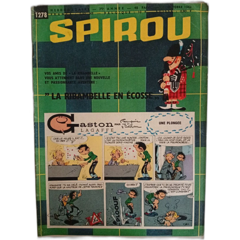 Spirou N. 1278 - Octobre 1962