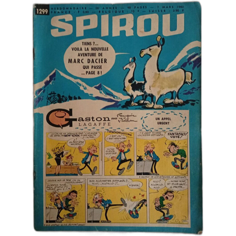 Spirou N. 1299 - Mars 1963