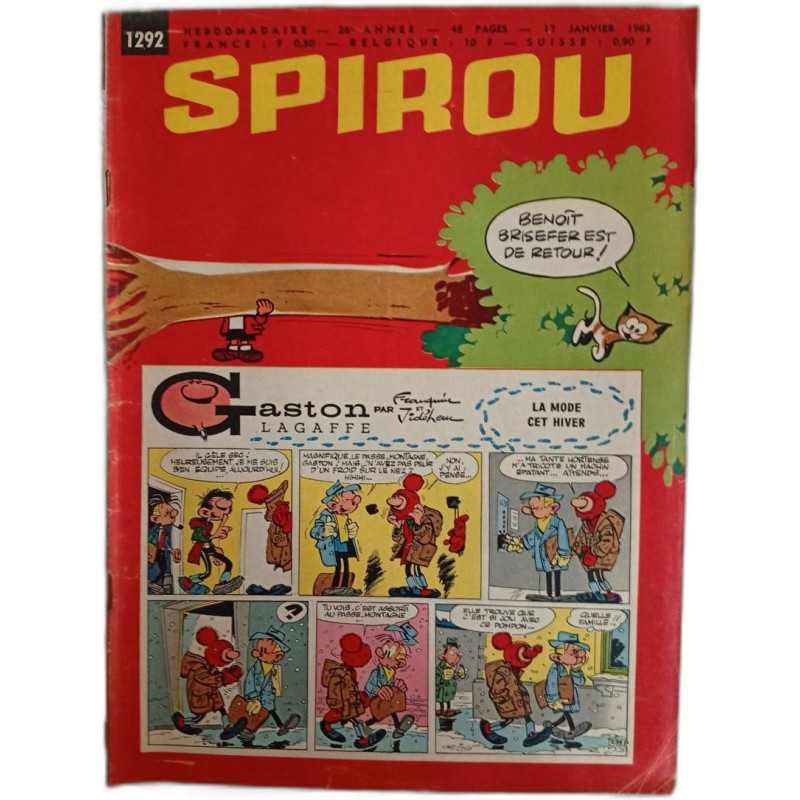 Spirou N. 1292 - Janvier 1963