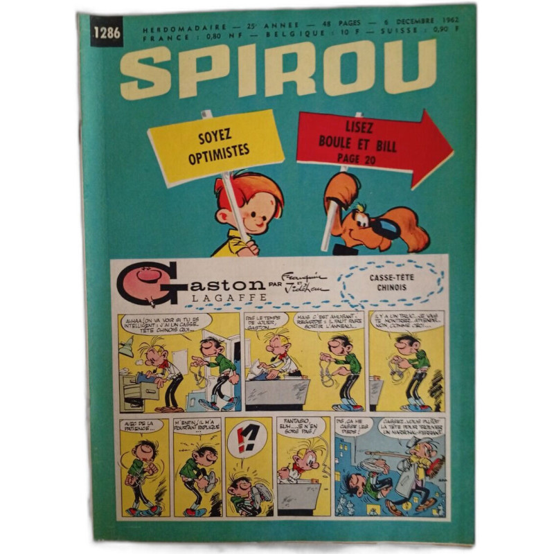 Spirou N. 1286 - Decembre 1962