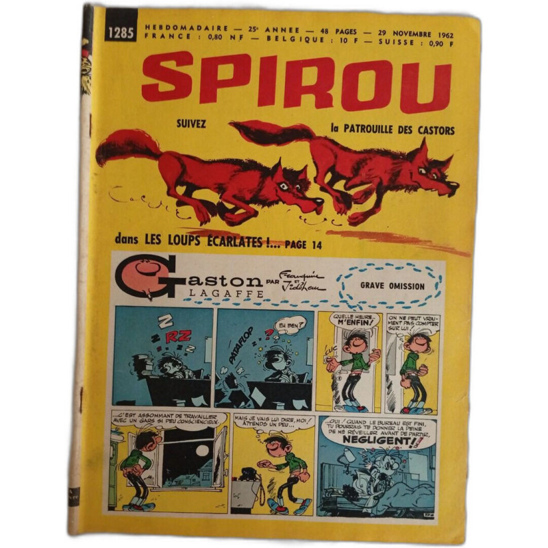 Spirou N. 1285 - Novembre 1962